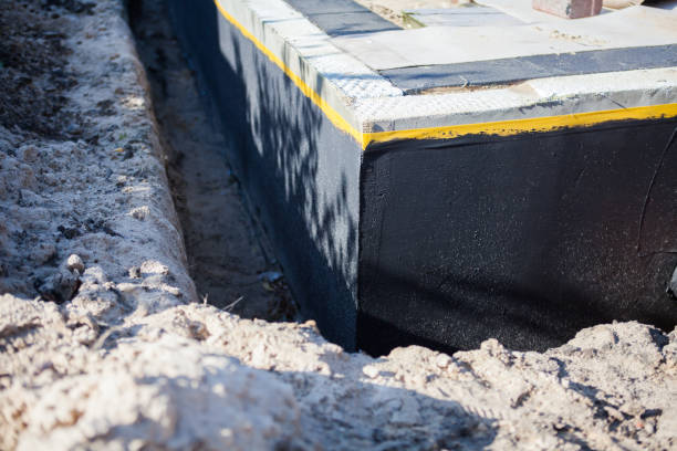 Residential Waterproofing installation at a Roselle Park, NJ home by SJ Waterproofing Pros