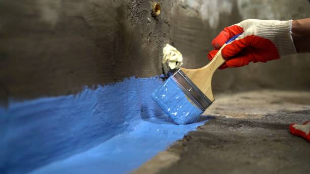 Commercial Waterproofing project at a Roselle Park, NJ business property by SJ Waterproofing Pros